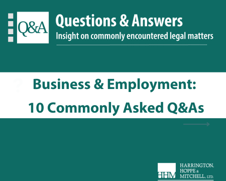 10 Common Legal Questions About Business, Employment and Technology