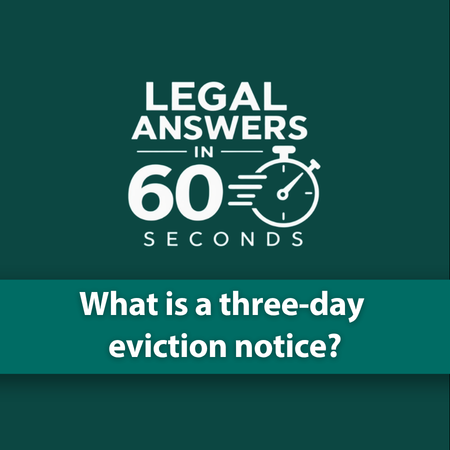 What Is a Three-Day Eviction Notice?